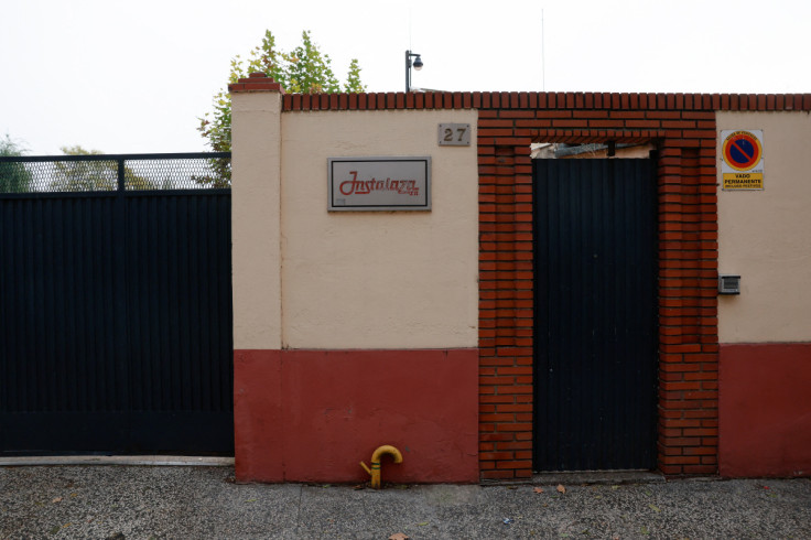 Instalaza arms company, after it received a letter bomb on Wednesday, in Zaragoza, Spain