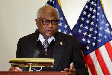 U.S. Representative Clyburn delivers remarks on the dedication of L'Enfant statue at the U.S. Capitol in Washington