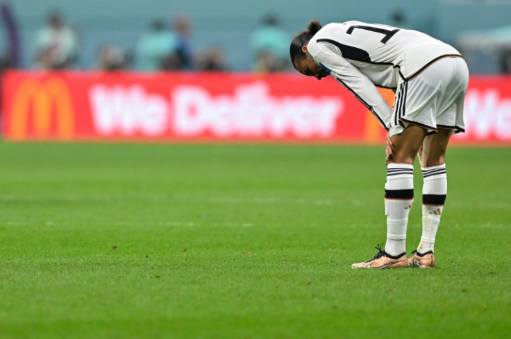 A dejected Serge Gnabry after Germany were dumped out of a second successive World Cup at the group stage