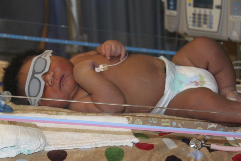 JaMichael Brown is the biggest baby born in Texas Photo