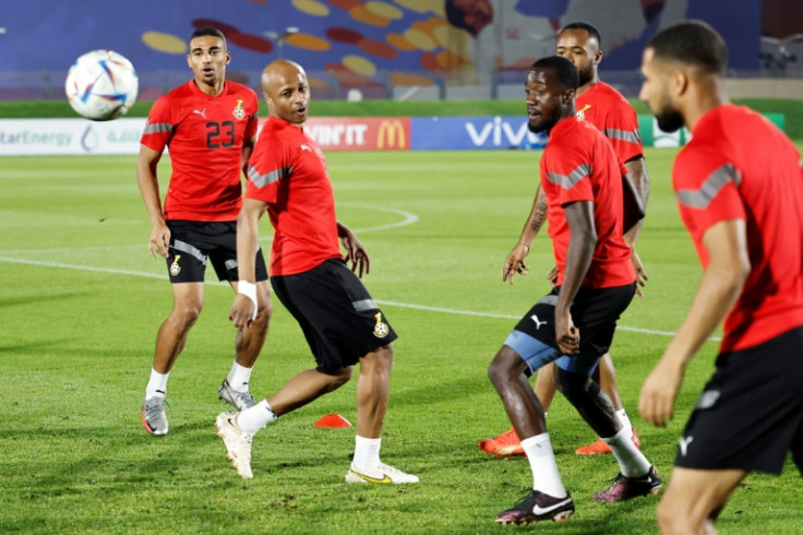 Ghana's players prepare to face Uruguay on Friday as they chase a place in the World Cup last 16
