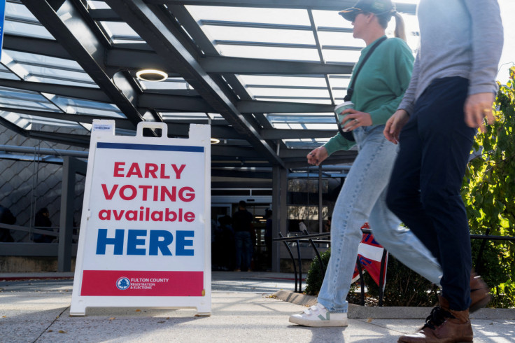 Georgia voters take to the polls for early voting in runoff U.S. Senate election