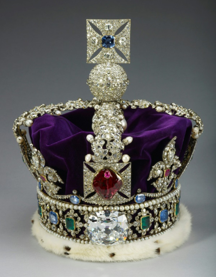 The crown is set with more than 2,000 diamonds