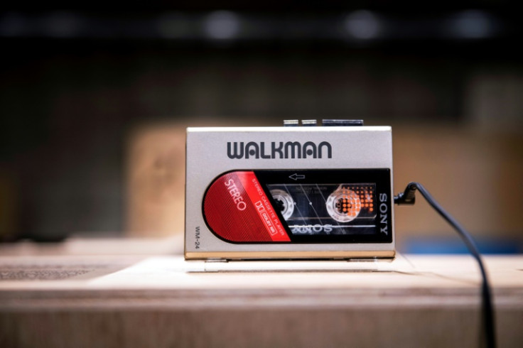 The sounds include London Underground trains and the click of the cassette in a Sony Walkman personal stereo