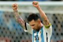 Lionel Messi celebrates after Argentina beat Australia to reach the World Cup quarter-finals