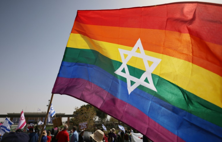 An LGBTQ rights demonstration in April 2021 in Jerusalem, where the incoming government is expected to include a lawmaker staunchly opposed to LGBTQ rights