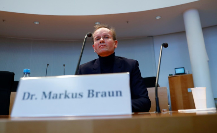 Ex-CEO Markus Braun, pictured here in November 2020, denies wrongdoing and claims he's also a victim of the fraud