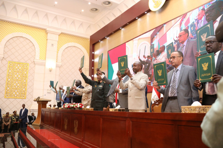 Ceremony to sign framework agreement between military rulers and civilian powers in Khartoum