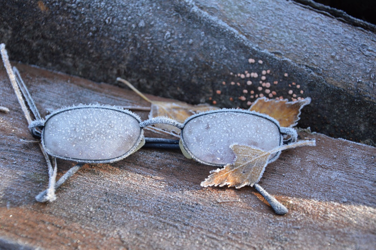 eyeglasses, winter, cold, frost,