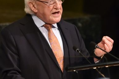 Irish President Michael Higgins did not attend a centenary service last year for the 100th anniversary of the creation of Northern Ireland