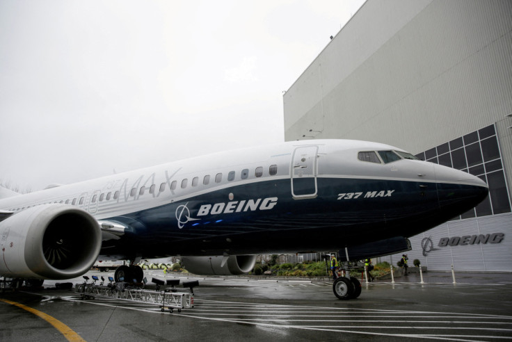 The first Boeing 737 MAX 7 is unveiled in Renton