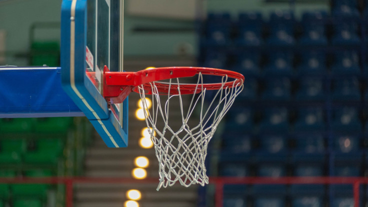 A basketball ring