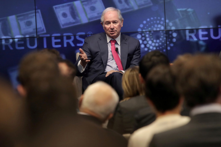 Blackstone CEO Steve Schwarzman speaks at a Newsmaker