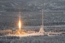 The suborbital rocket launches from the Esrange Space Center in Jukkasjärvi, northern Sweden