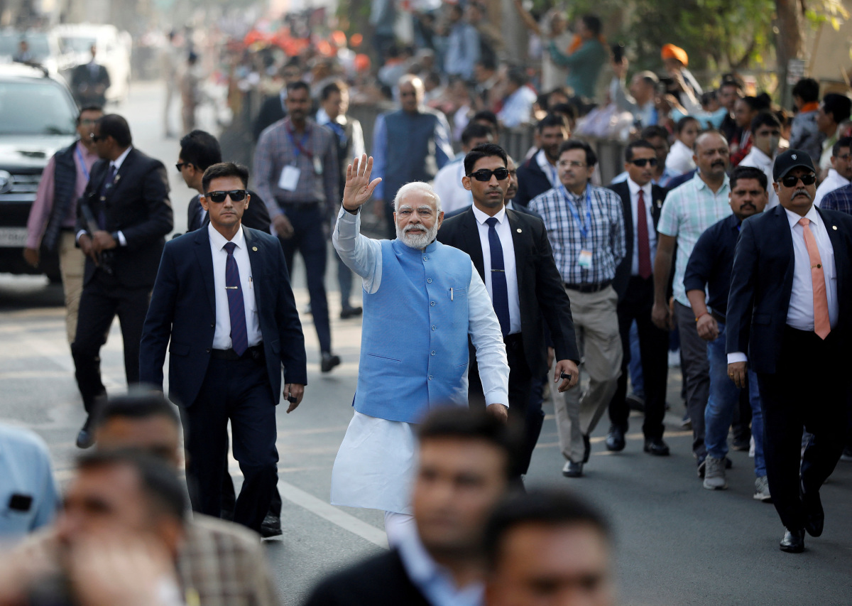 Modi's Party Set For Record-breaking Landslide In India's Gujarat State ...