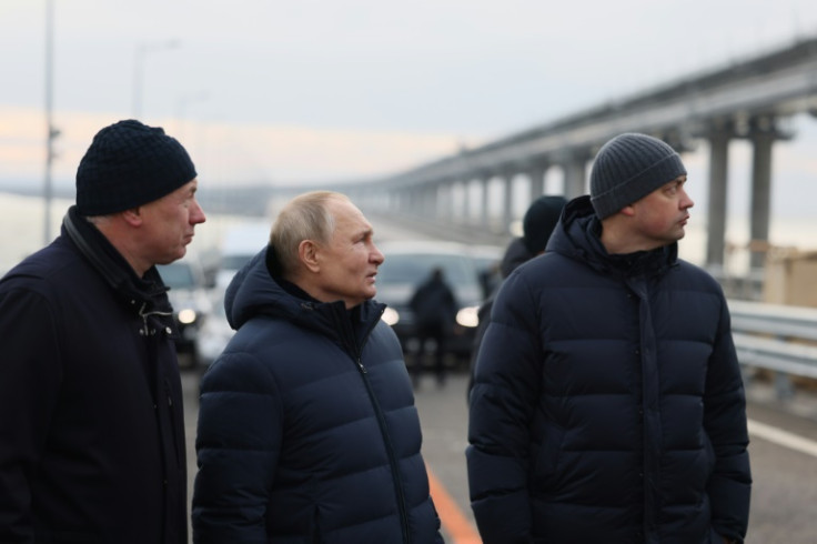 Russian President Vladimir Putin visited the Kerch Strait Bridge on December 5