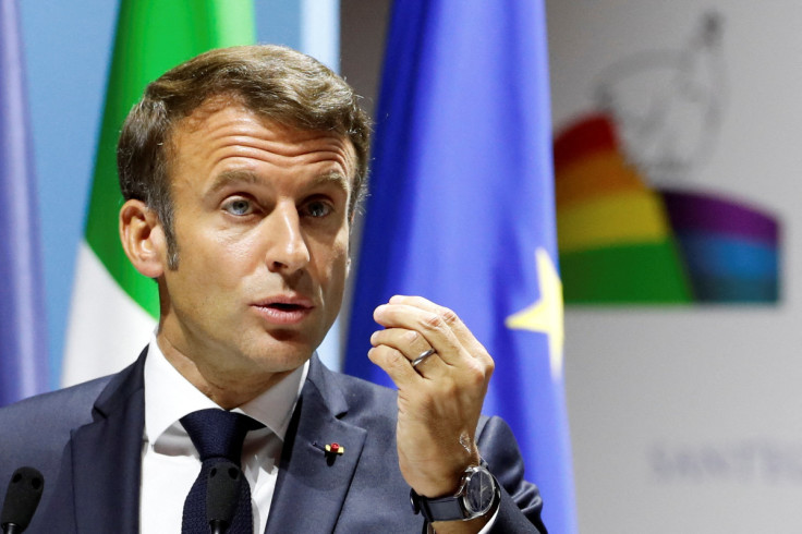 French President Macron attends "The Cry of Peace" in Rome