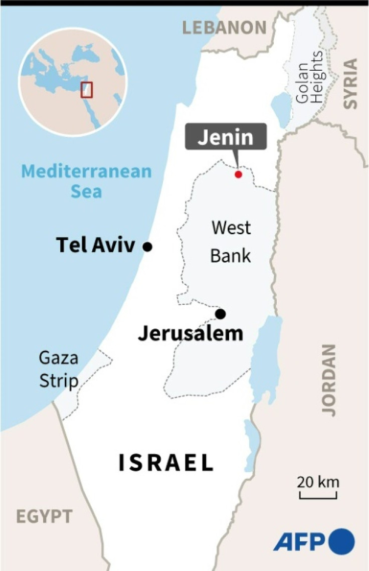 The Israeli military said troops entered Jenin to detain people 'suspected of involvement in terrorist activity'