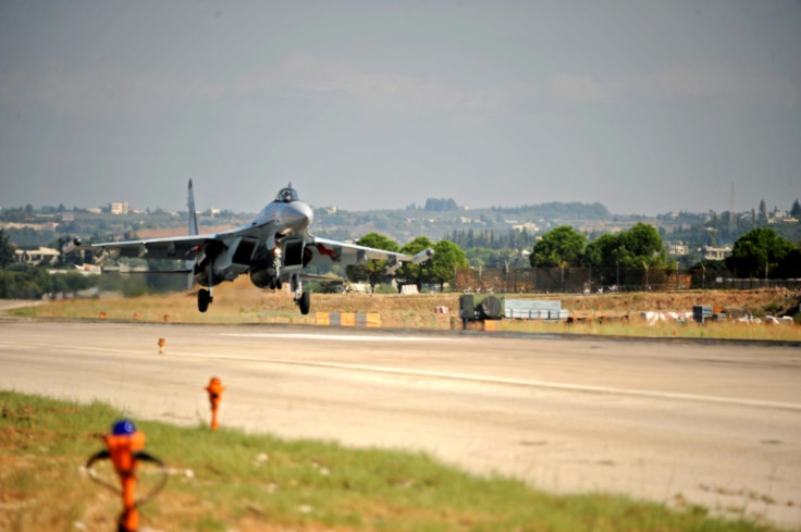 A Russian Su-35 warplane, which the White House says Moscow may be training Iranian pilots to fly