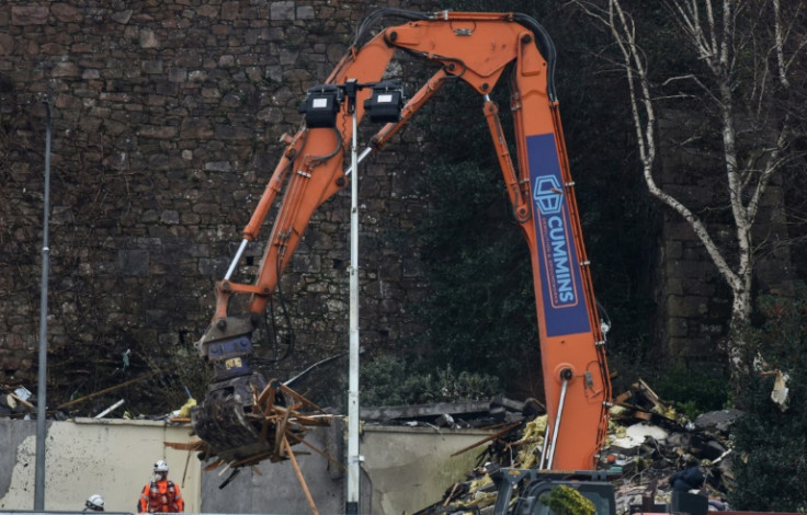 Rescue crews worked through the night at the scene of the blast in St Helier