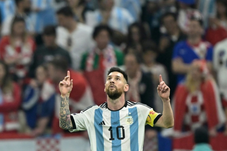 Argentina's #10 Lionel Messi, the team's superstar forward, is aiming to win his country's third World Cup championship on December 18, 2022 against France -- and bring at least temporary relief to millions back in Argentina