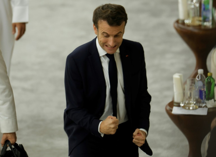 Macron was in Qatar to watch France's semi-final win over Morocco