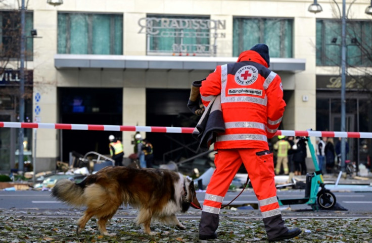 The hotel was evacuated