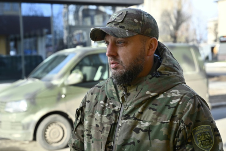 The head of the town's military administration, Vitali Barabash, says Avdiivka is under frequent shelling