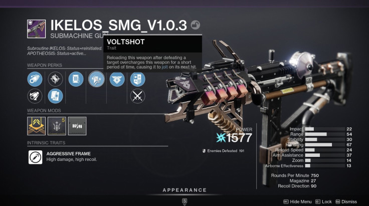 Destiny 2 Ikelos SMG v1.0.3