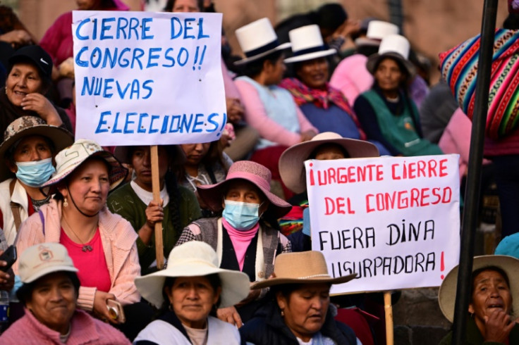Protesters in Peru want new elections, calling Dina Boluarte a usurper