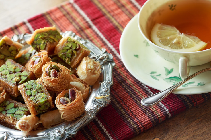 Baklava, pastry, pastries, food, tea, 