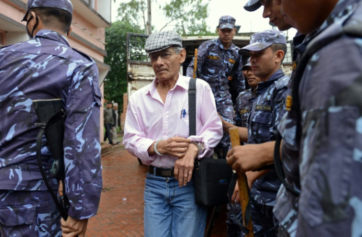 French serial killer Charles Sobhraj, seen here in 2014, is expected to walk free from prison in Nepal on Thursday