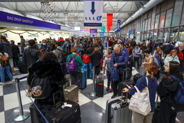 US forecasters warned of life-threatening weather as a "once-in-a-generation" winter storm threatened to wreak havoc on holiday travel plans for millions of Americans, like those at Chicago's O'Hare airport