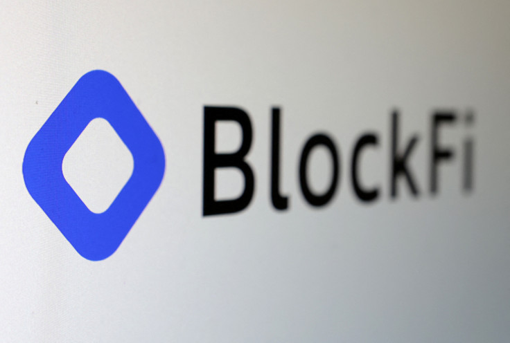 Illustration shows BlockFi logo