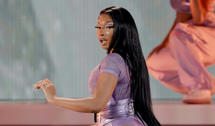 Megan Thee Stallion, seen performing in September 2022, said rapper Tory Lanez told her to 'Dance, bitch' as he shot at her feet when she got out of a car