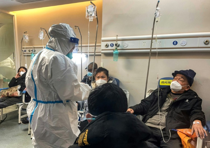 Patients received treatment in a Fever Clinic at a hospital in the Changning district in Shanghai, on December 23, 2022
