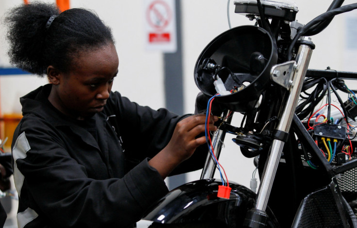 African motorbike drivers begin to swap petrol for electricity in Nairobi