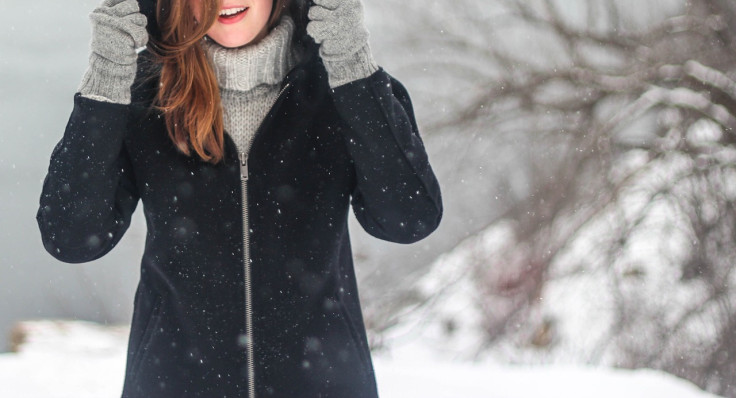 Winter, Snow, Clothes, Woman, Coat,