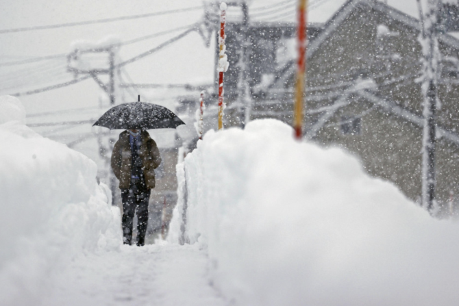 Japan Snow Storm 