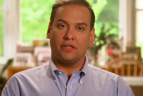 U.S. Representative-elect George Santos appears in an undated still image from a political campaign video