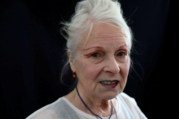 Designer Vivienne Westwood poses for a portrait before her catwalk show at London Fashion Week Men's in London