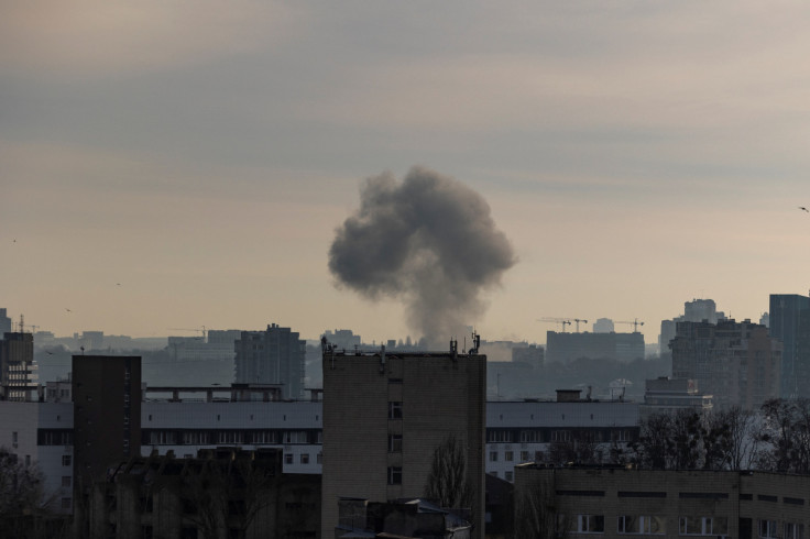 Aftermath of Russian missile strike in Kyiv