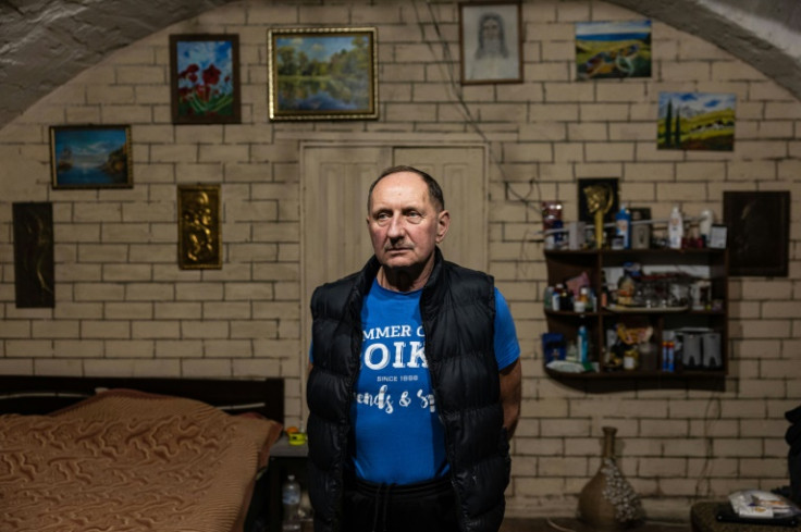 Andriy Pleshan opened up his 19th century cellar for the local inhabitants to hide in after the war started