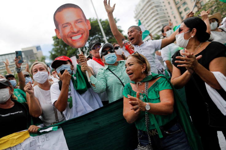 Protests following Santa Cruz opposition governor Luis Fernando Camacho's detention