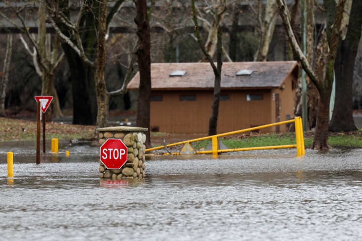 High water levels flood Discovery Park in Sacramento