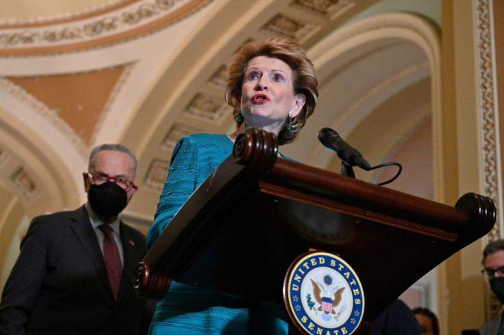 U.S. Senator Debbie Stabenow (D-MI) speaks after the weekly Senate Democratic policy luncheon in the U.S. Capitol in Washington