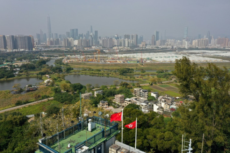 The southern Chinese city of Shenzhen, seen from Hong Kong, has effectively been off-limits for most travellers during the pandemic