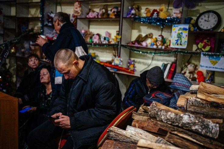 The aid centre offers residents still in Bakhmut a break from the basement shelters where they spend most days