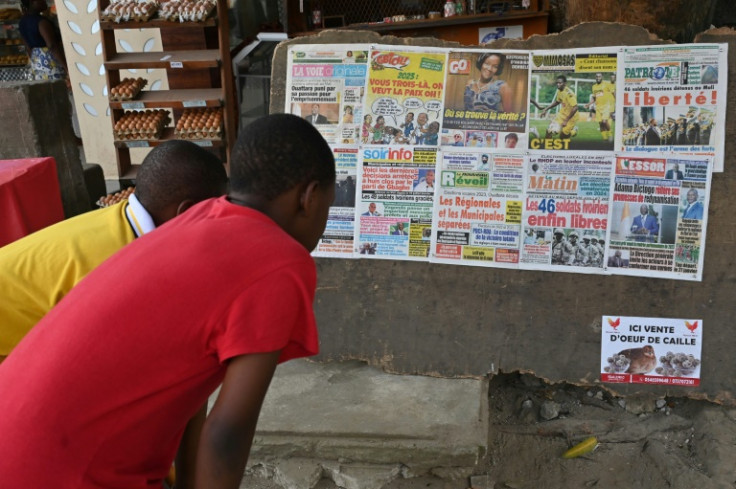 Newspapers in Abidjan on Sunday celebrated the pardon of the 46 Ivory Coast soldiers held in Mali since July