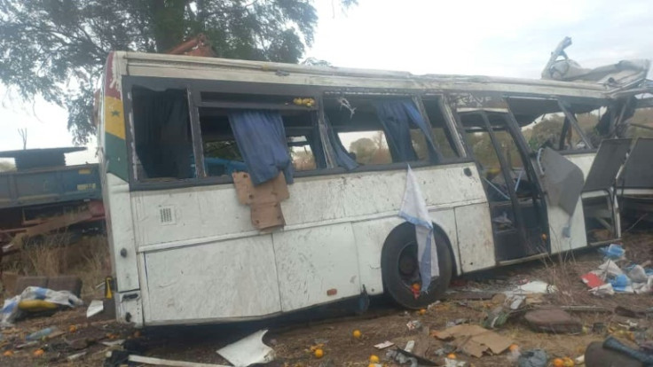 At least 40 people have died after two buses collided in Sikilo, central Senegal